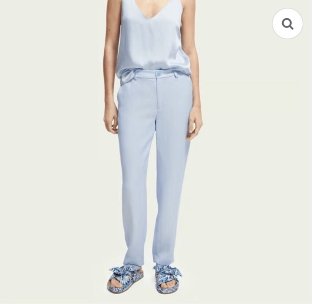 SCOTCH & SODA | Lowry Summer Edition Trouser Baby Blue Pant | Size 28